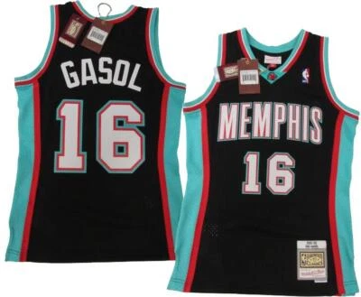 01-02 Pau Gasol #16 Memphis Grizzlies Mens Mitchell & Ness Swingman Jersey $130 - Image 1 of 4