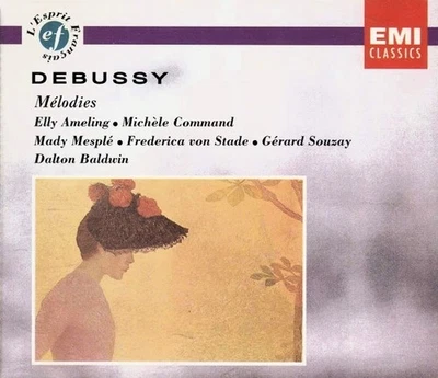 Debussy Melodies Ameling Command Mesple Von Stade Souzay Baldwin EMI 3 CD - Image 1 of 2