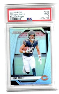Rome Odunze 2024 Prizm #385 Rookie silver prizm PSA 9 MINT Bears - Picture 1 of 1