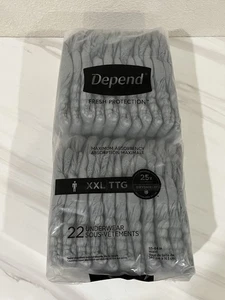 Depend Fresh Protection Adult Incontinence Underwear for Men, XXL 22 Count - Picture 1 of 7
