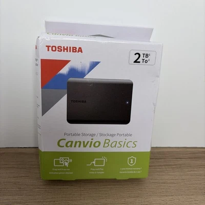 Lightweight 2TB Portable Hard Drive - USB 3.0 Connectivity Sealed - Image 1 of 4