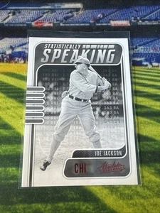 2021 Absolute Joe Jackson Statistically Speaking red 04/99 Black Sox RARE - Picture 1 of 3