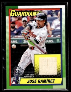 2025 Topps José Ramírez Cleveland Guardians game used bat - Picture 1 of 2