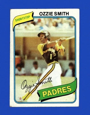 1980 Topps Set-Break #393 Ozzie Smith en muy buen estado-en muy buen estado *GMCARDS* Foto 1 de 2