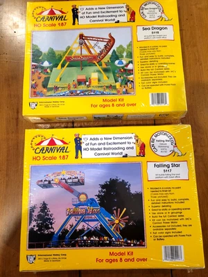 IHC Carnival HO Scale 1:87 Kits Sea Dragon #5118 & Rising Star #5117 - New - Image 1 of 4