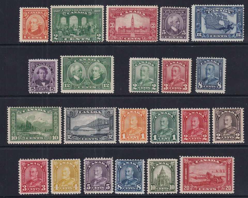 Canada  1927-1931 MNH Stamp Lot  Very HICV - Image 1 of 1