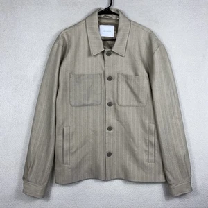 Les Deux Marseille Herringbone Jacket Me’s XXL Brown Quiet Luxury Preppy Minimal - Picture 1 of 10