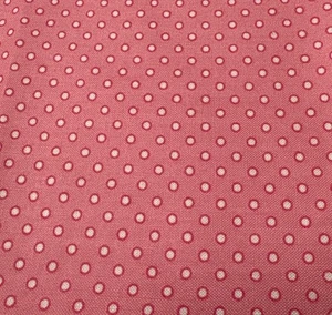 Pink Polka Dot Fabric 1/4 yard x 44" Cotton Quilting Sewing Craft Textiles - Picture 1 of 4