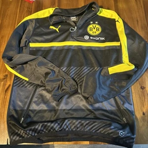 Borussia Dortmund BVB Trikot Puma Gr. M Pullover trainingspulli matchworn  - Bild 1 von 4