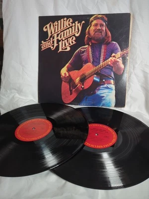 WILLIE NELSON - Willie And Family Live (1978) - 12" Vinyl Record 2xLP - VG+ - Image 1 of 4