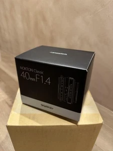 Voigtlander NOKTON Classic 40mm F1.4 MC Lens New in Box Japan - Picture 1 of 3