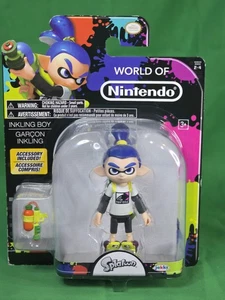Jakks Pacific World of Nintendo Splatoon Series 2-4 Inkling Boy mit Blaster 4" - Bild 1 von 6