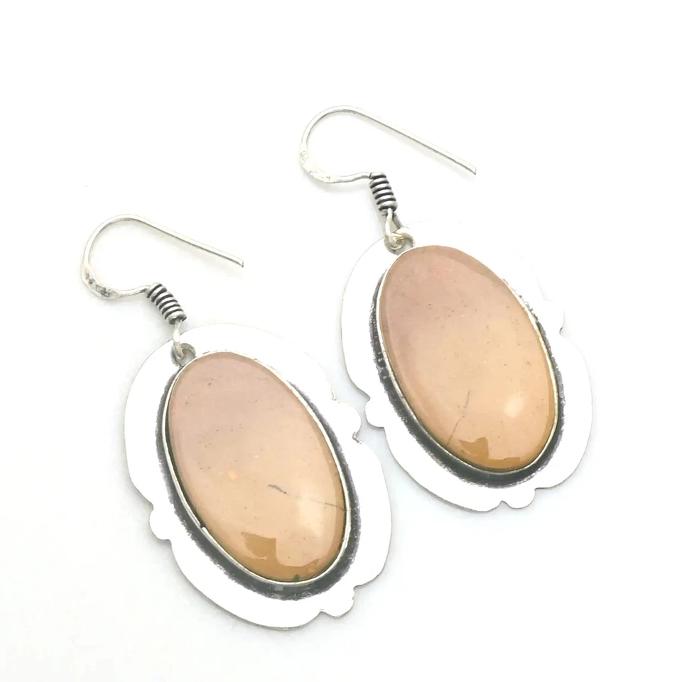 Mookaite Jasper Gemstone Handmade Drop Dangle Earrings Jewelry Gift 2" AE-93730 - Image 1 of 1