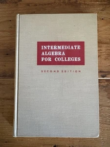 Intermediate algebra For Colleges Second Edition - Picture 1 of 7
