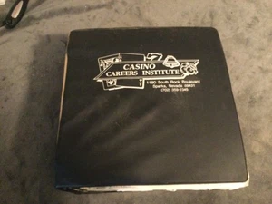 Casino Career Institute Dealer School LV,NV 1980er?RAR Loaded Slot Binder.FS! - Bild 1 von 16