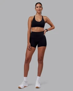 LSKD NWT XS Black Elixir Shorts 4.5" Inseam Active Weight Training Buttery Soft - Picture 1 of 8