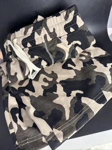 NEW Paisley & Gray Beige Camo Sweat Shorts Mens Large - Picture 1 of 12