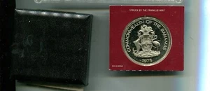 1975 BAHAMAS $10 COIN PROOF SILVER ORIGINAL BOX AND COA 922T - Picture 1 of 1