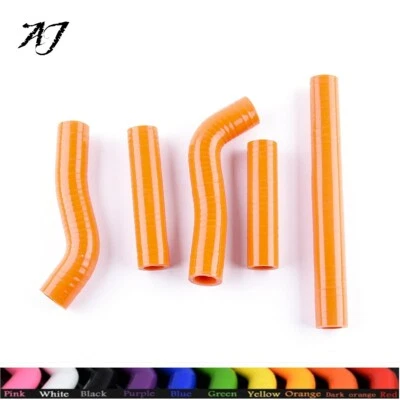 Manguera de radiador de silicona para KTM 250 EXC-F / XC-F 2006 2007 tubo de refrigerante naranja Foto 1 de 4