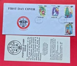Australia 1982 Hutt River Province edición de Navidad con inserto FDC - Imagen 1 de 2