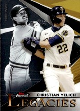 2021 Finest Christian Yelich / Robin Yount Finest Legacies FL-CY
