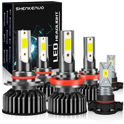 Para Chevrolet Cheyenne 2007-2015 6X Faro LED Luz Alta Baja Faros Antiniebla Foto 1 de 4