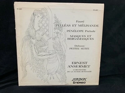 LONDON CS 6227 - FAURE & DEBUSSY - ANSERMET ST LP DG 11 o'clock - Image 1 of 4