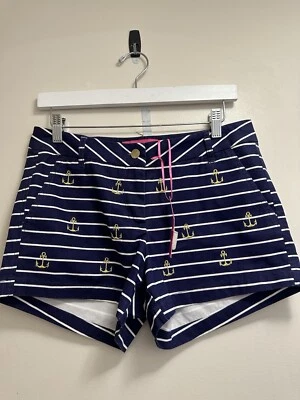 Macbeth коллекции Маргарет Джозефс темно-синий/белый морской шорты размер маленький новый - Изображение 1 из 4