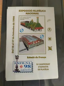 EXFILNA 98 BARCELONA LEAF NATIONAL PHILATELIC EXHIBITION - Picture 1 of 1