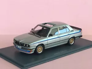 neo 1:43 bmw m535l e12 silver 1978 neo43471 - Foto 1 di 9