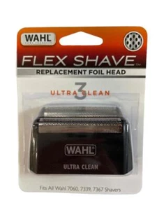 NUEVO Wahl Flex Shave Ultra Clean 3 Repuesto Afeitadora Cortadora Cabezal de Lámina 7336-100 - Imagen 1 de 2