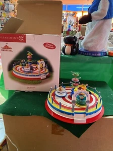 TAZAS DE TÉ GIRATORIAS DE CARNAVAL Dept 56 paseo de diversión. Solo luces. Sin Spinning LEER - Imagen 1 de 9