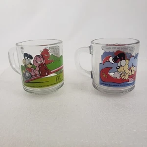 Lot Of 2 McDonald's Garfield Mug Comic Strip Glass Cup 1978-1980 - Picture 1 of 9