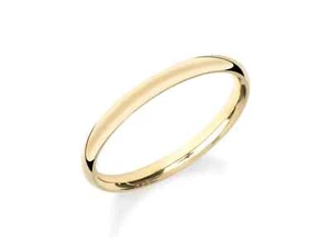 Gold wedding band women 18k yellow gold size 6.5, never worn, brand new - Picture 1 of 4