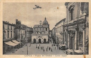 A6478) CAPUA PIAZZA DEI GIUDICI CORSO APPIA CASERTA AEREO VIAGGIATA - Bild 1 von 2