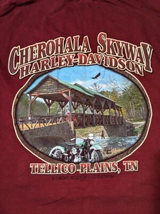 Harley Davidson camicia manica lunga donna media Cherohala Skyway Telico Plains - Foto 1 di 9