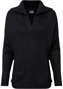 Troyer Pullover Gr. 40/42 Schwarz Damen Langarm Strickpullover Neu - Bild 1 von 1