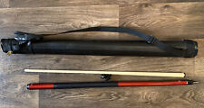 New listing
		Scorpion Red Fiberglass Pool Cue W/Carry Action Black Case