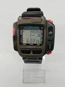 Reloj de comunicación digital súper óptico vintage Casio Super Cyber Cross JG-200 - Imagen 1 de 7