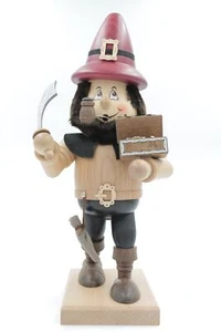 Kuhnert Erzgebirge - Wichtel Räuchermann, figura, hombre 35 cm - ladrón - Imagen 1 de 8