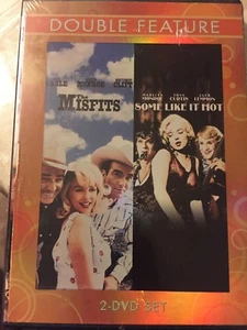 Double Feature The Misfits / Some Like It Hot 2-dvd set Marilyn Monroe New - Picture 1 of 2