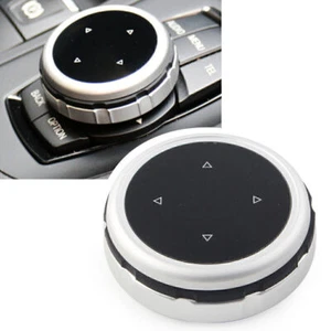 Control Knob Trim Multi-Media Fit For BMW 1 2 3 4 5 6 7 X1 X3 X4 X5 X6 IDRIVE pr - Picture 1 of 9