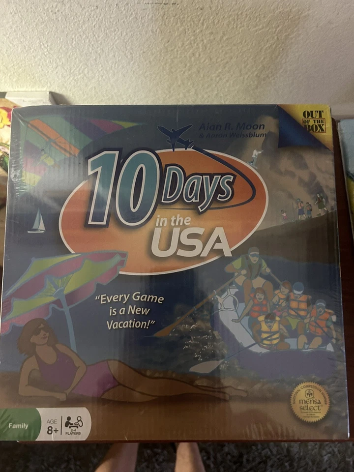 Juego de mesa de estrategia 10 Days In the USA de Out Of The Box Games 2014 ¡NUEVO!  Foto 1 de 2