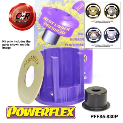Powerflex Bajo Motor Mnt Insertar Grande Uso de Pista Para VW Tiguan MK2 2017on - Imagen 1 de 4