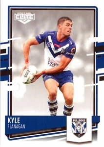 2021 CANTERBURY BULLDOGS NRL Card KYLE FLANAGAN Elite - Picture 1 of 2