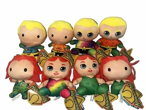 Full Brand New Aquaman & Mera Chibi Plush Set of 8, 7" Justice League DC Comics - Bild 1 von 10