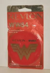 REVLON WONDER WOMAN LOGO DC COMICS SUPEREROE BORSA COMPATTA SPECCHIO WW84 - Foto 1 di 3