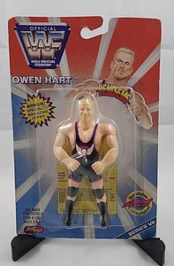 WWF OWEN HART BEND-EMS Justoys BRAND NEW Wrestling toy figure Collectable - Picture 1 of 8