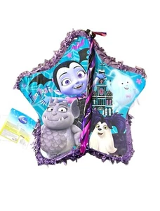 Pinata Vampirina Contorno Pinata Pull String Party (18"Hx18"L x3,5" H) - Foto 1 di 21