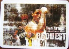 2006 Chinese playing card Ron Artest backs Chinese - You Pick Player